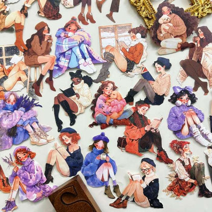 Cozy Season Sticker 60PCS