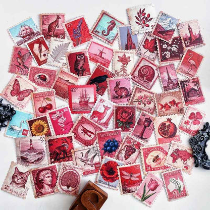 Crimson Post Sticker 50PCS