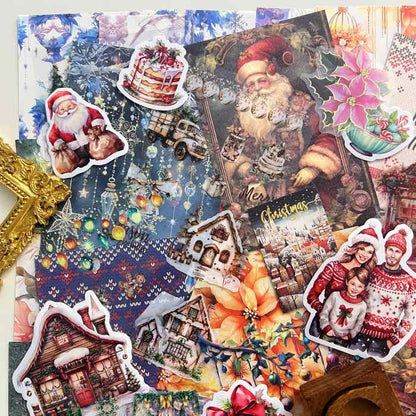 Starry Christmas Special Ephemera Mystery Kit 160PCS