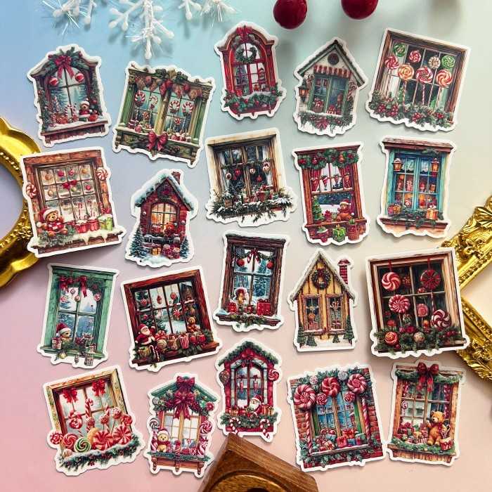 Christmas Window Delights Sticker 20PCS