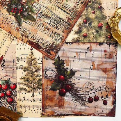 Holiday Tune Collage Paper 24Sheets