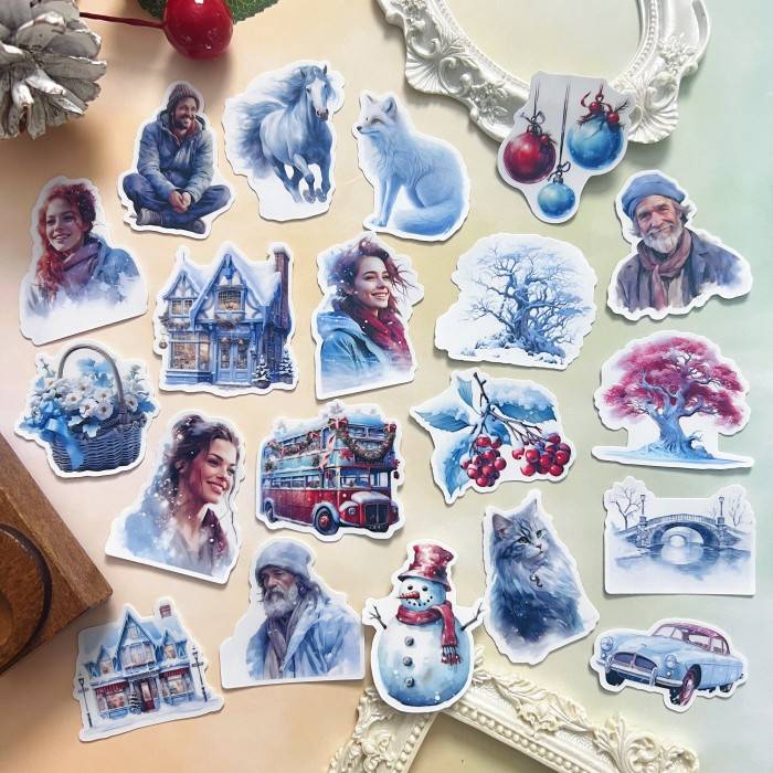 Snowland Christmas Sticker 20PCS