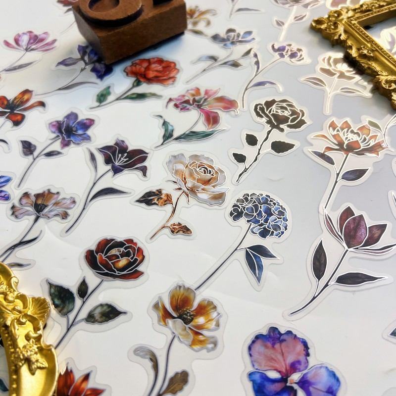 Pale Filament Sticker 50PCS