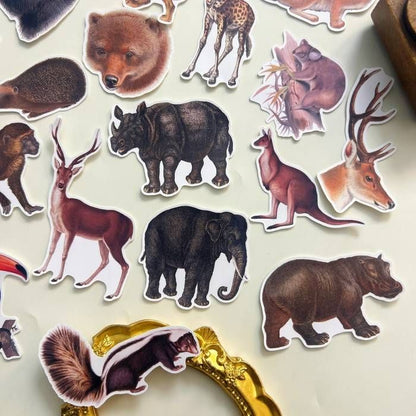 Classic Wildlife Sticker 19PCS