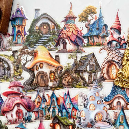 Enchanted House Sticker 48PCS