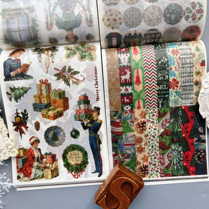 Winter Wishes Washi Sticker Book 50Sheets