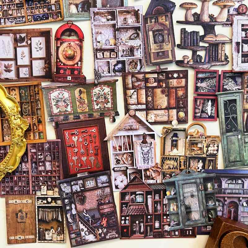 Retro Photos Sticker 60PCS