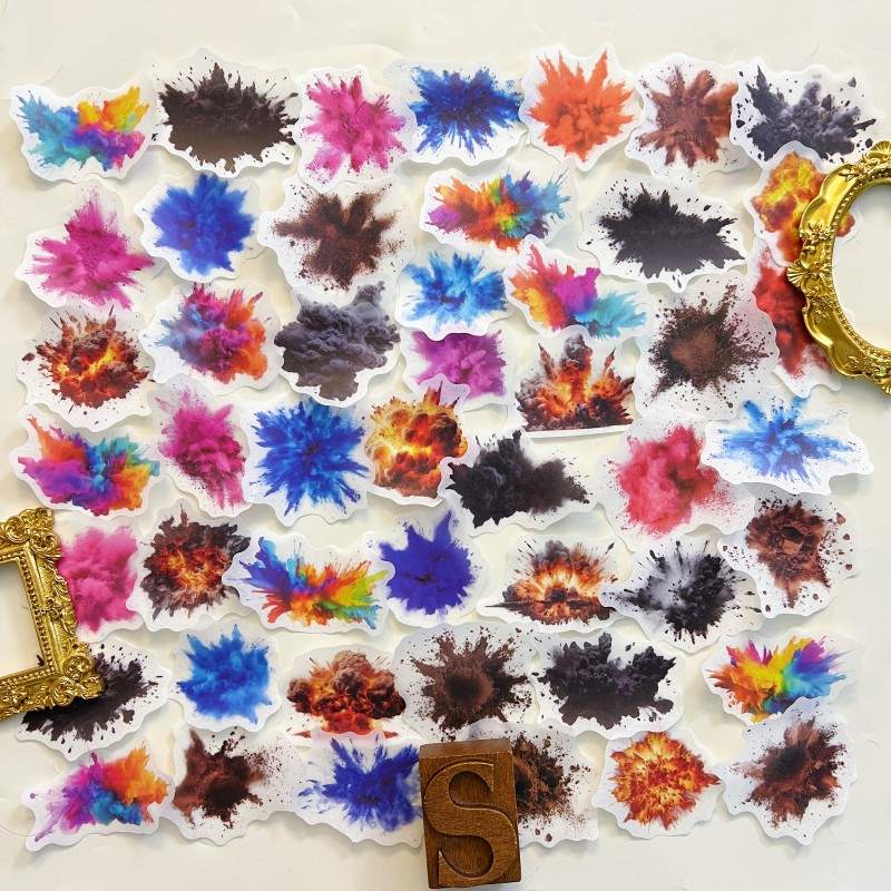 Explosion Moment Sticker 48PCS