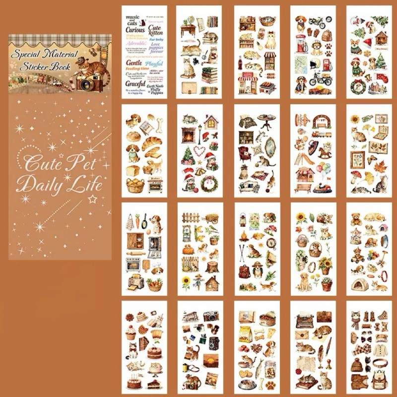 Furry Daily Sticker Book 20Sheets
