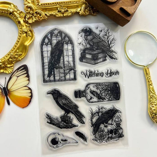 Crow Myth Clear Stamp