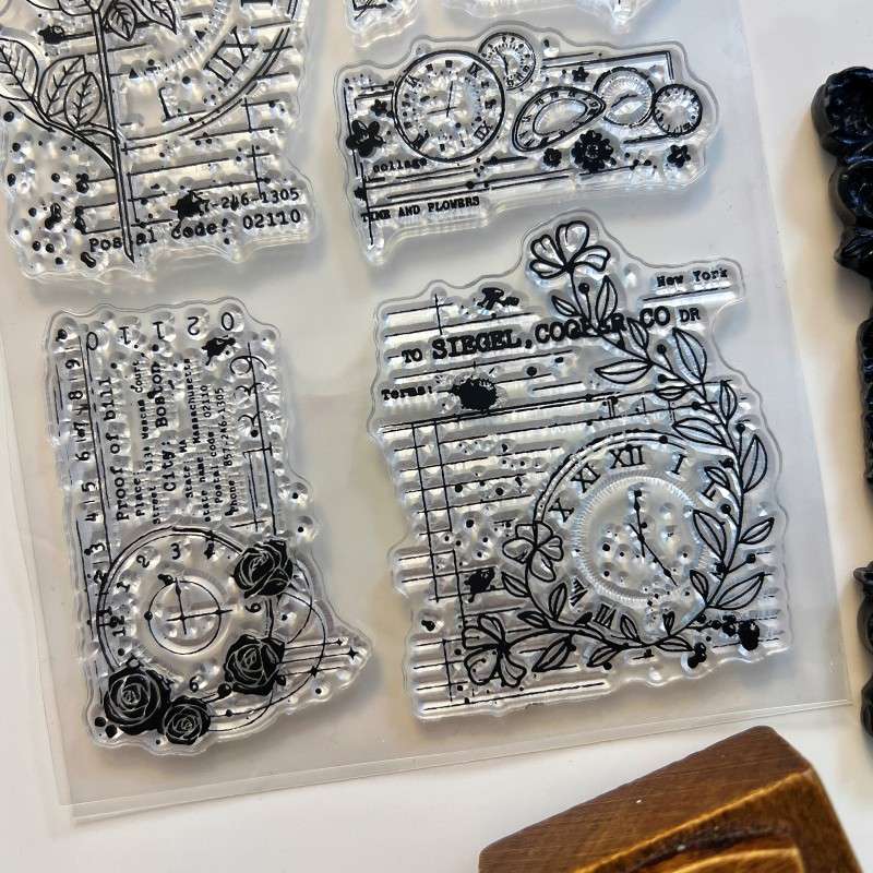 Clock Alarm Clear Stamp