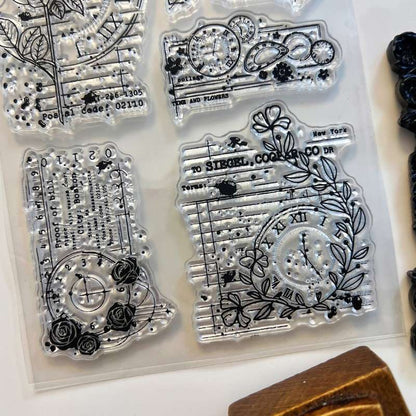 Clock Alarm Clear Stamp