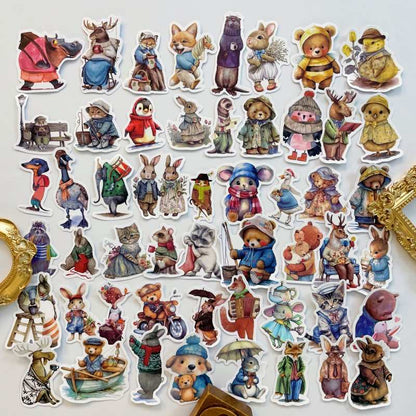 Retro Beasts Sticker 50PCS