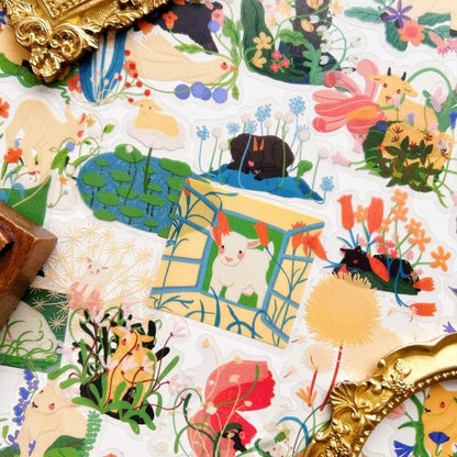 Lamb Bloom Sticker 50PCS