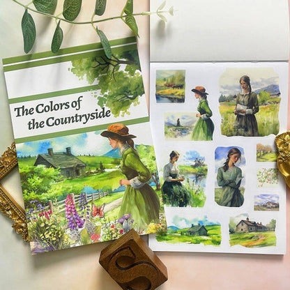 The Colors Of The Countryside Sticker Book 20Sheets