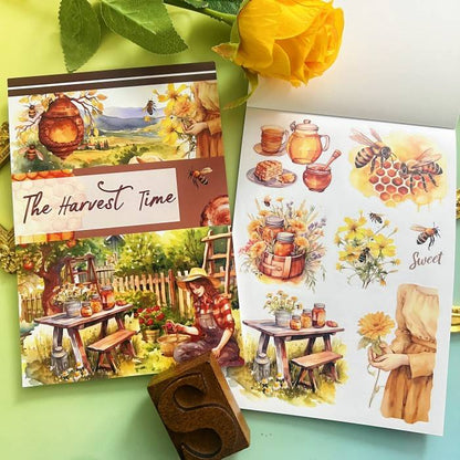 The Harvest Time Sticker Book 20Sheets