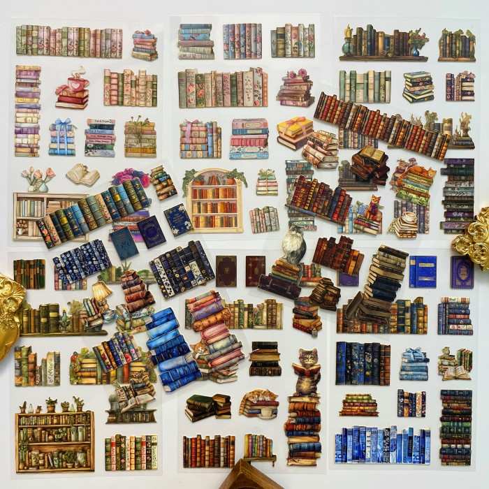 Book Exhibition Room Sticker 8Sheets