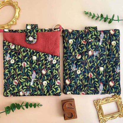 Bookish Fabric Organizer Pouch