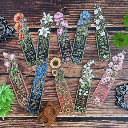 Old-Style Bloom Note Paper 10PCS