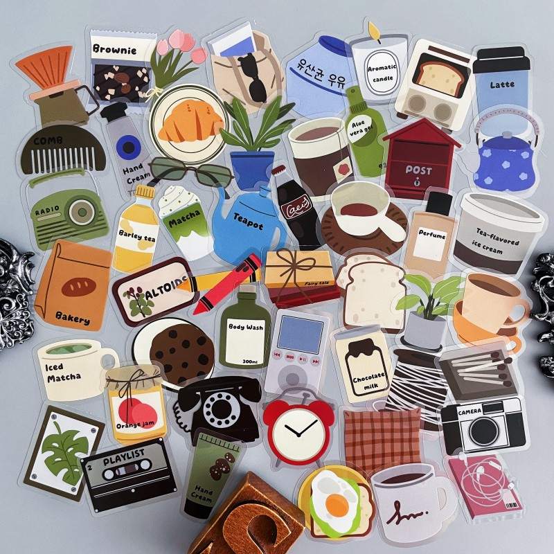Daily Decor Sticker 50PCS