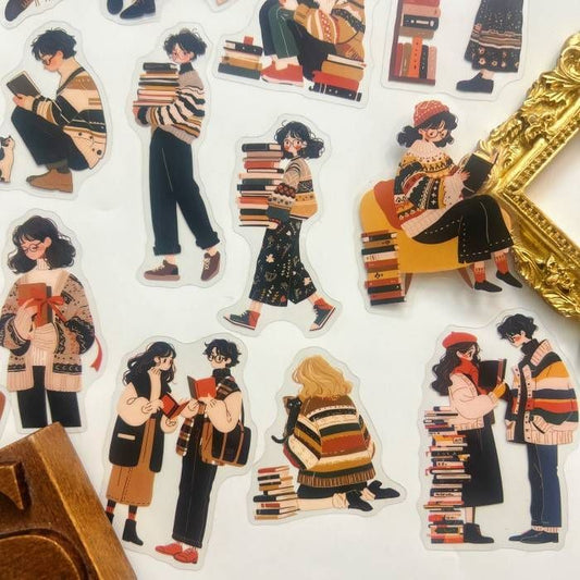 Bound By Books Sticker 15PCS