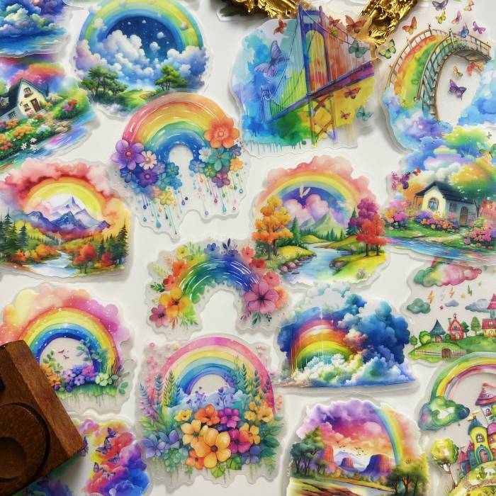 Meet The Rainbow Sticker 36PCS