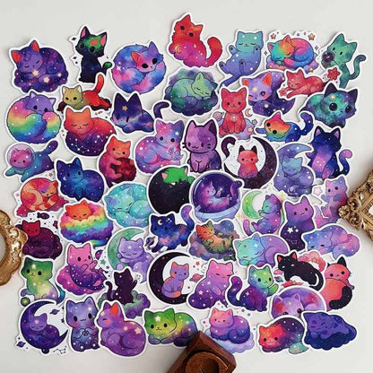 Astro Cat Sticker 50PCS