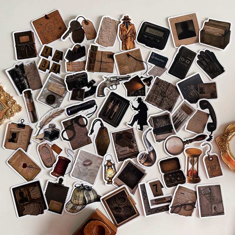 Mystery Clue Sticker 50PCS