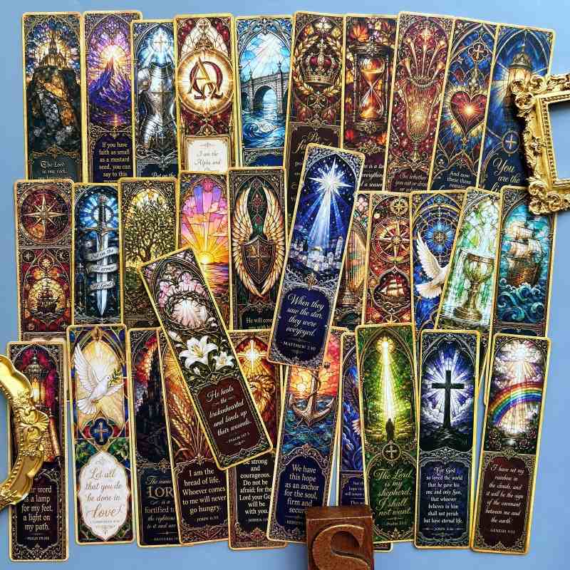 Stained Bible Note Paper 30PCS
