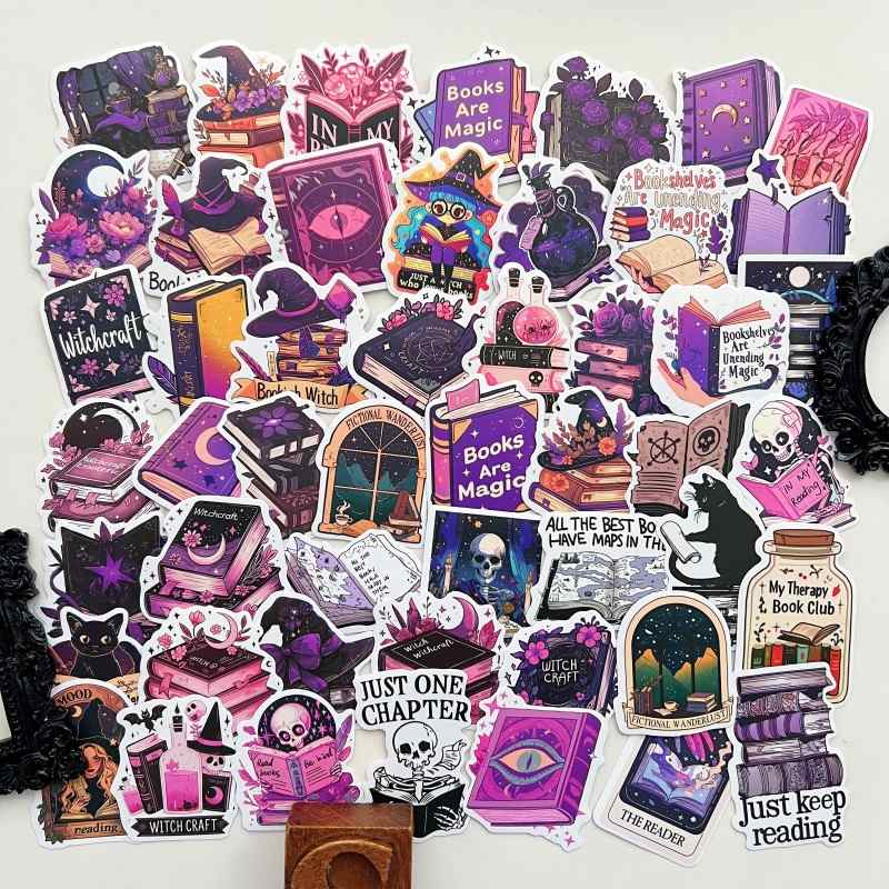 Bookish Witch Sticker 50PCS