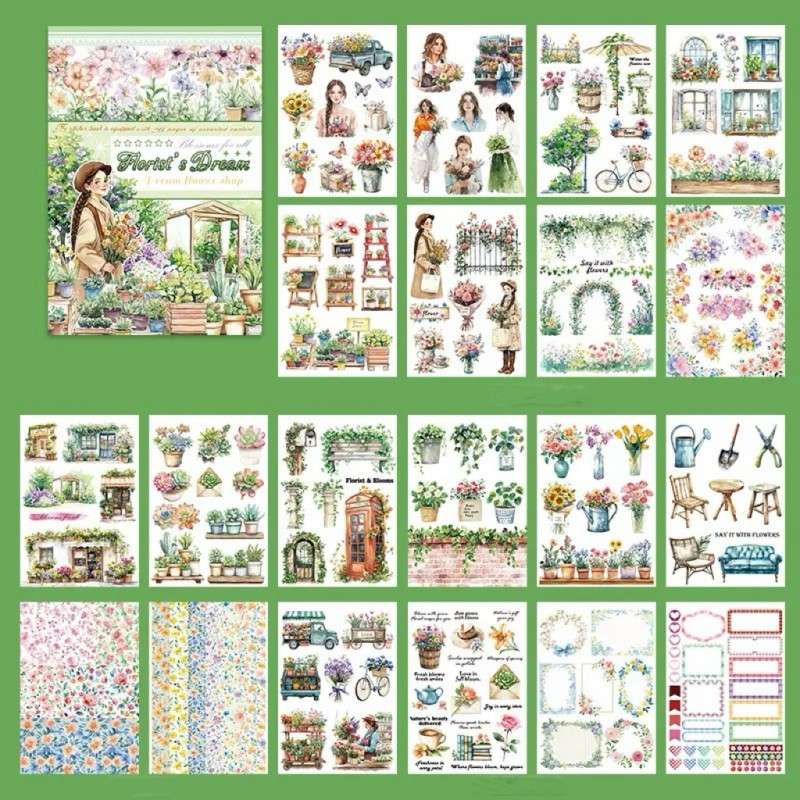 Florist's Dream Sticker Book 20Sheets
