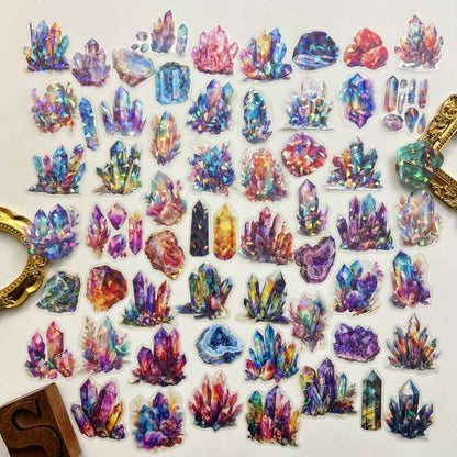 Mysterious Crystal Sticker 60PCS