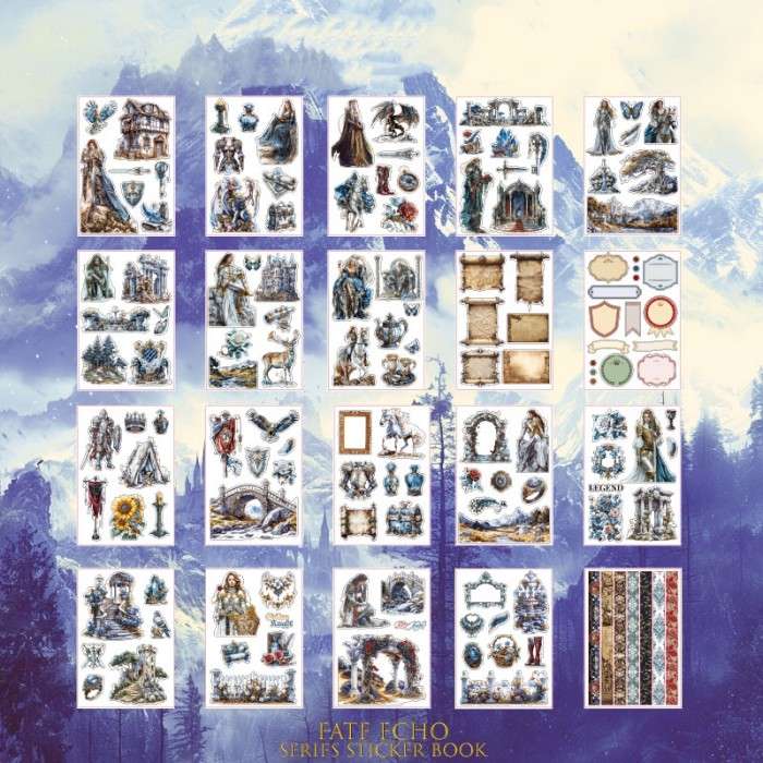 Fateful Echoes Sticker Book 20Sheets