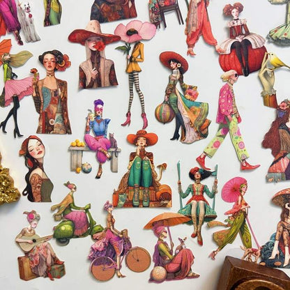 Boho Journey Sticker 75PCS