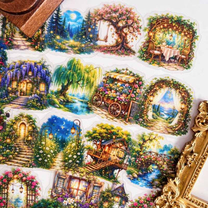 Forest Petal Sticker 50PCS