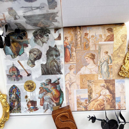 Renaissance Washi Sticker Book 50Sheets