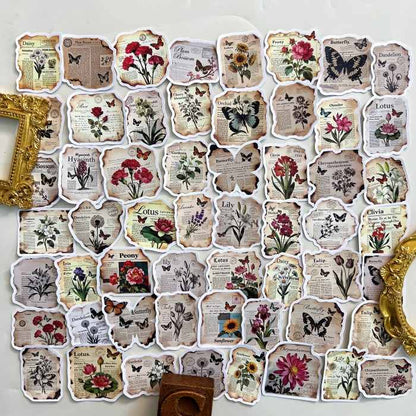 Paper Butterfly Sticker 56PCS