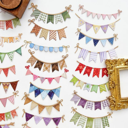 Colorful Flag Sticker 48PCS