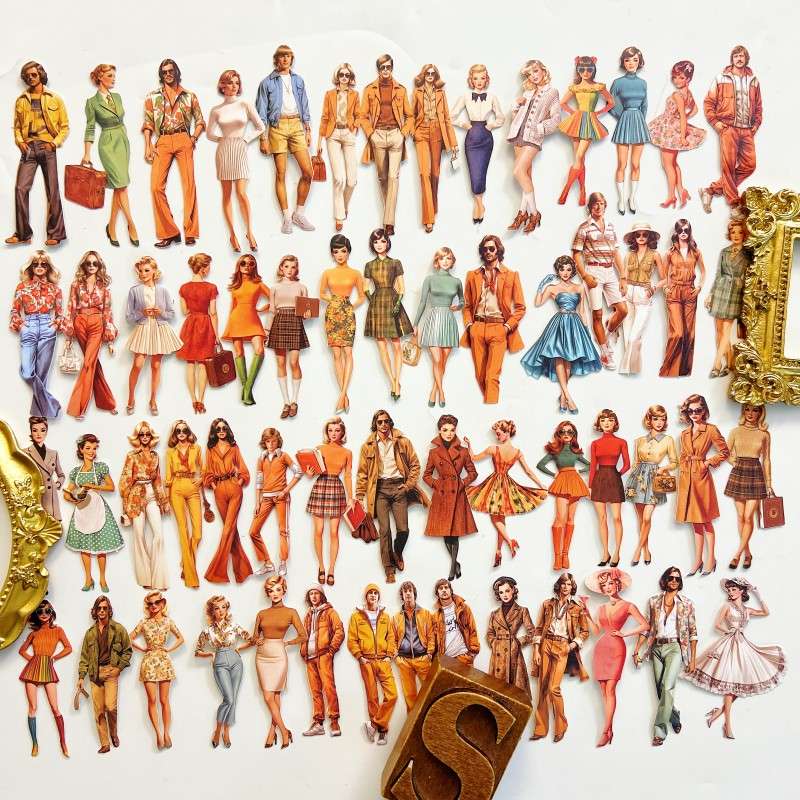 Hollywood Fashion Sticker 50PCS