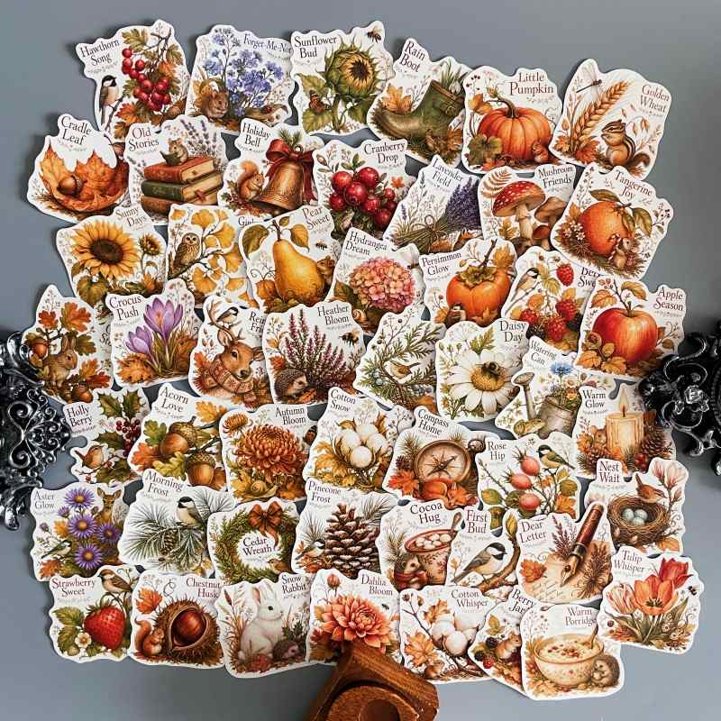 Fall Botany Sticker 50PCS