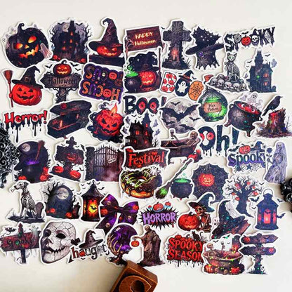 Ghoul Pumpkin Sticker 50PCS