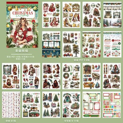 Christmas Wishes Sticker Book 20Sheets