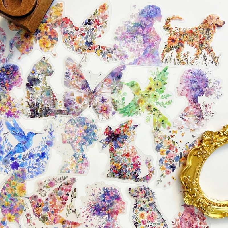 Flower World Sticker 40PCS