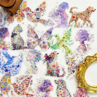 Flower World Sticker 40PCS