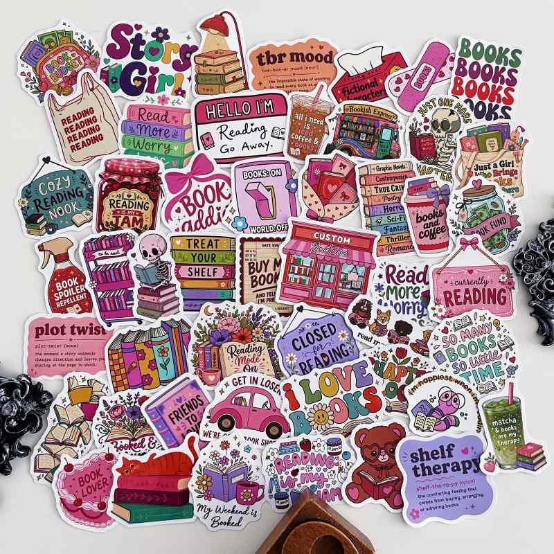 Bookish Days Sticker 50PCS
