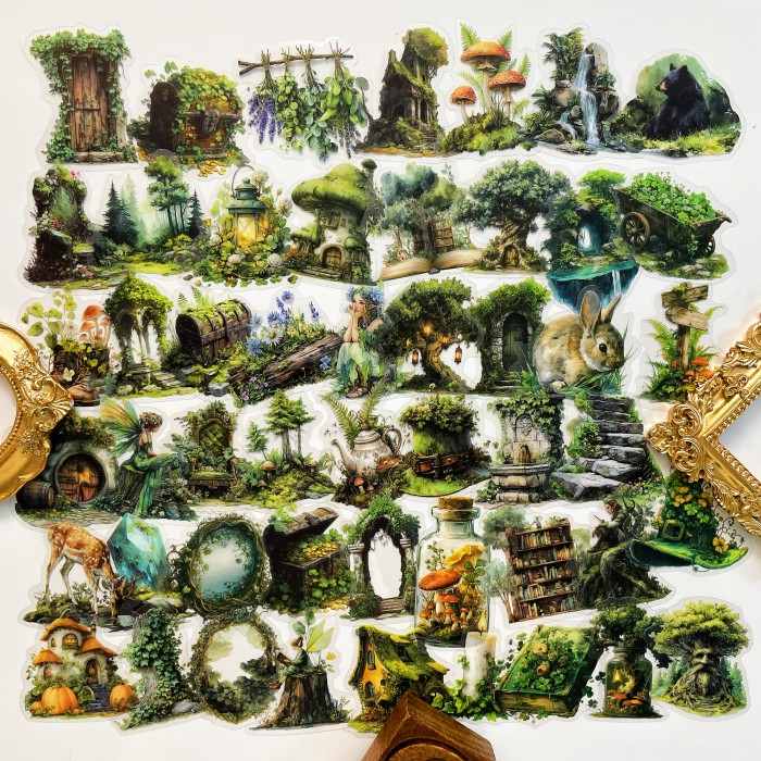 Tree Haven Sticker 50PCS