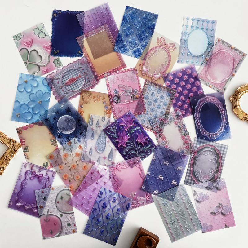 Soft Glass Garden Vellum Paper 30PCS