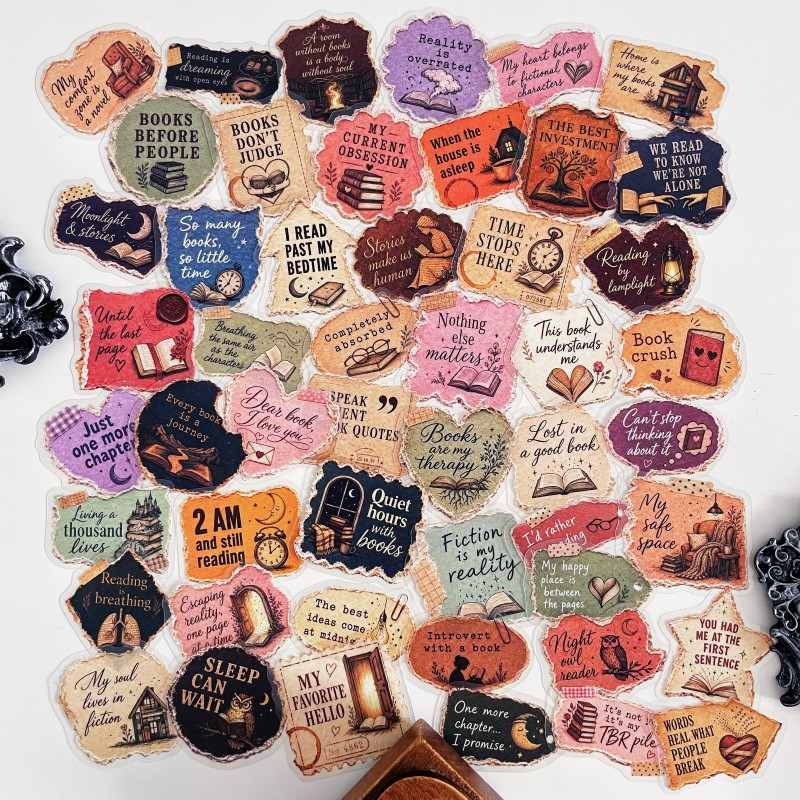 Aged Tome Sticker 50PCS