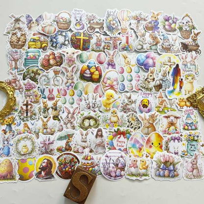 Easter Wonderland Sticker 100PCS