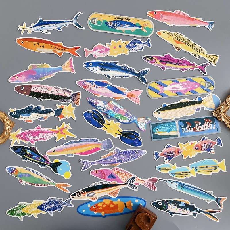 Ocean Fish Note Paper 30PCS